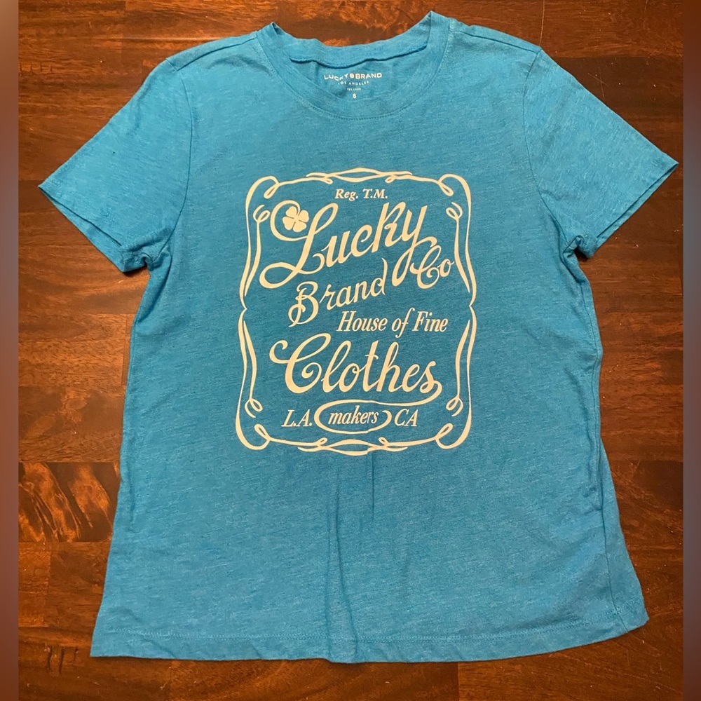 Lucky Brand Graphic Logo tee